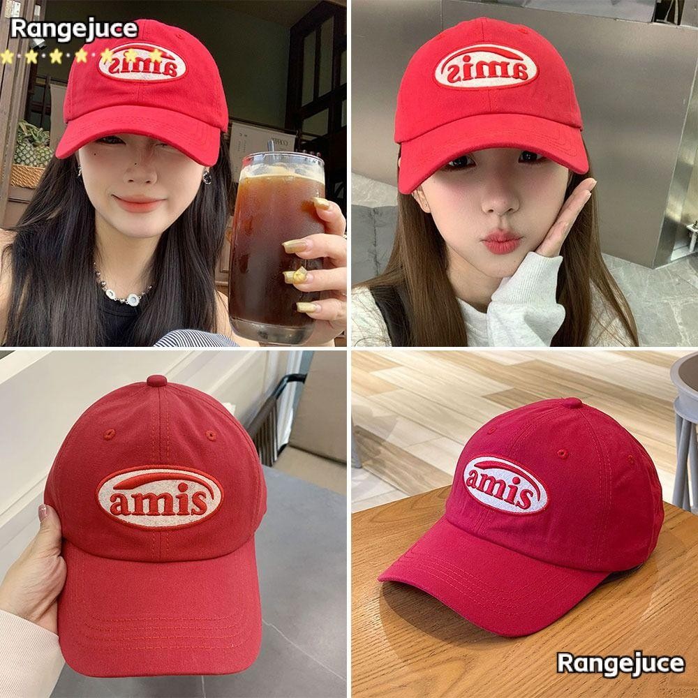 Rangejuce หมวกเบสบอล, ผ้าฝ้ายปรับหมวก Snapback, เย็บปักถักร้อยสบายๆกลางแจ้งฤดูใบไม้ผลิฤดูร้อนหมวกแหลมสําหรับผู้ชายผู้หญิง
