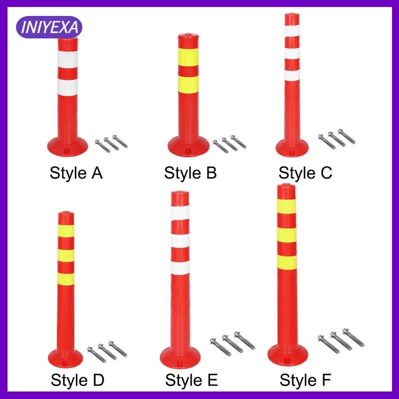 [Iniyexa] Safe Bollard Post แผงกั้นสะท้อนแสงเตือนการมองเห็นการจราจร Bollard สําหรับภาคพื้นดินถนนโรงร