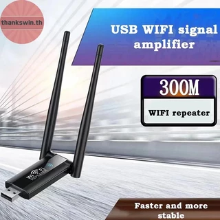 Thankswin 300Mbps 2.4G USB Wireless WiFi Repeater Extender Router WiFi สัญญาณ Booster ยาว Wi-Fi Repeater Access Point th