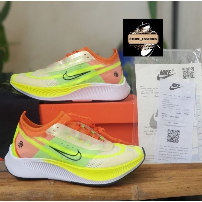 รองเท้า SEPATU LARI WANITA NIKE ZOOM FLY 3 RISE คุณภาพระดับพรีเมียม  คอลเลกชัน