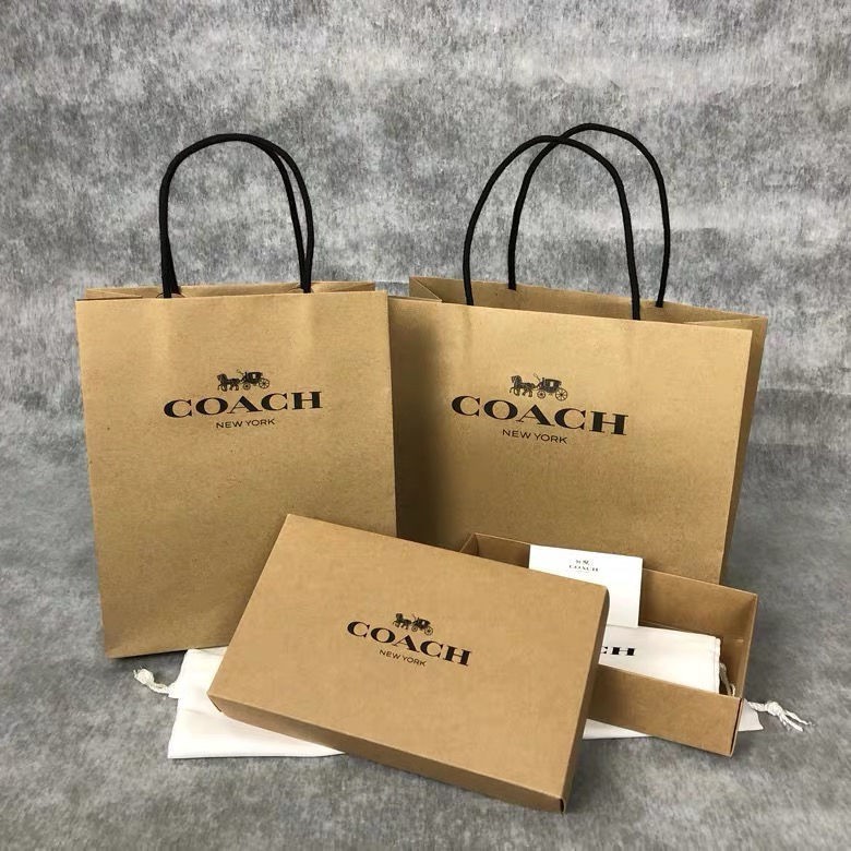 Gift Bag ถุงกระดาษ กล่องของขวัญ Coac h ถุงช้อปปิ้ง
