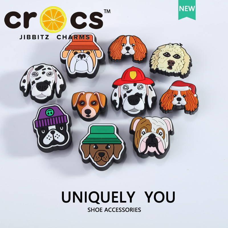 jibbitz crocs แท้ หัวเข็มขัดติดรองเท้า ลายการ์ตูนน่ารัก อุปกรณ์เสริม สําหรับสัตว์เลี้ยง สุนัข