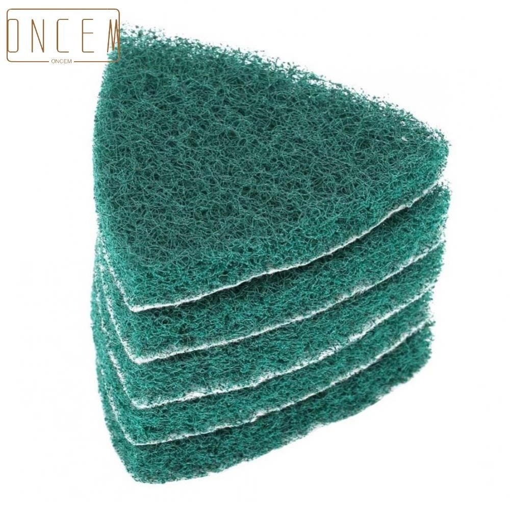 【Final Clear Out】Professional For Grinding Pads 5pcs Triangle Scouring Pads for Polishing Machine