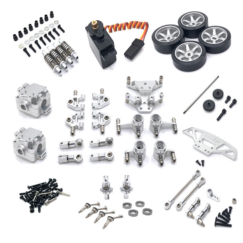Wltoys 1/28 284131 K979 K989 K999รีโมทคอนโทรลอุปกรณ์เสริมในรถยนต์ชุดอัพเกรดโลหะ -- &