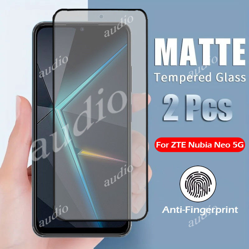 Nubia Neo 5 Pro GT Max 5G Nubia Neo 3 GT 5G Full Cover Matte กระจกนิรภัยสําหรับ ZTE Nubia Neo 2 3 GT NEO2 NEO3 GT 5G Anti-Fingerprint Matte Screen Protector ฟิล์มสําหรับ ZTE Nubia NEO2 NEO3 5G โทรศัพท์ด้านหน้าฟิล์ม