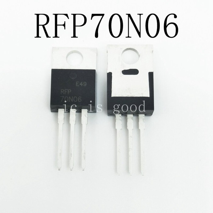 เครื่องมือชิ้นส่วน RFP70N06 FQP70N06 70N06 TO-220 N-Ch 60V 70A