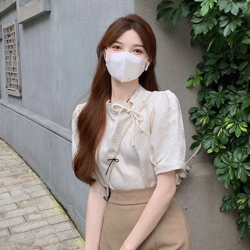 Xiao ใหม่ เสื้อกี่เพ้า เอวสูง สไตล์จีน แฟชั่นฤดูใบไม้ผลิ ฤดูร้อน สําหรับผู้หญิง Note 3SLJ