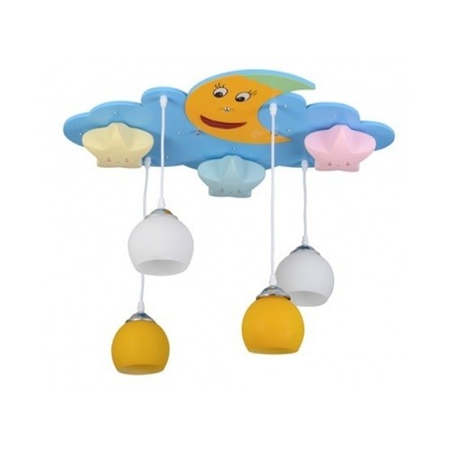 room_shop101 EILON โคมไฟแขวนแฟนซี รุ่น MD9427 สีฟ้า