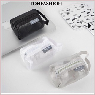 Tonfashion กระเป๋าใส่เหรียญ ตาข่าย ทรงสี่เหลี่ยม น้ําหนักเบา…