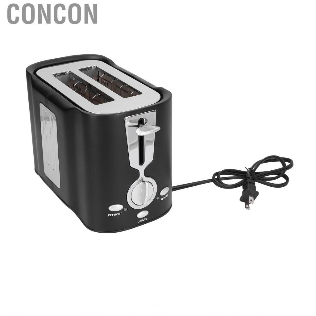 Concon 800W Simple Mini Toaster 2Slice Bread Breakfast Maker Machine Kitchen MN