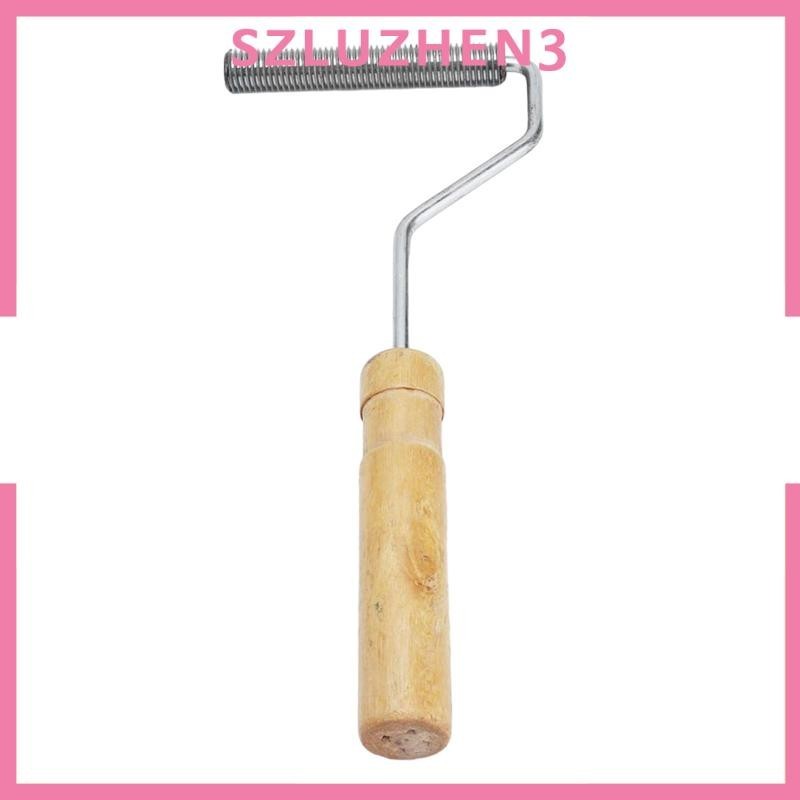 [Szluzhen3] ลูกกลิ้งเคลือบไฟเบอร์กลาส ด้ามจับไม้ อุปกรณ์เสริม