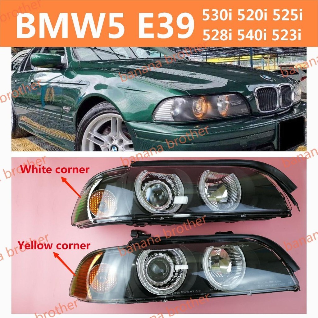สําหรับ BMW 5 BMW5 E39 ไฟหน้า LED ไฟหน้า 530i 520i 525i 528i 540i 523i ปรับเปลี่ยน LED ไฟหน้าไฟหน้าไ