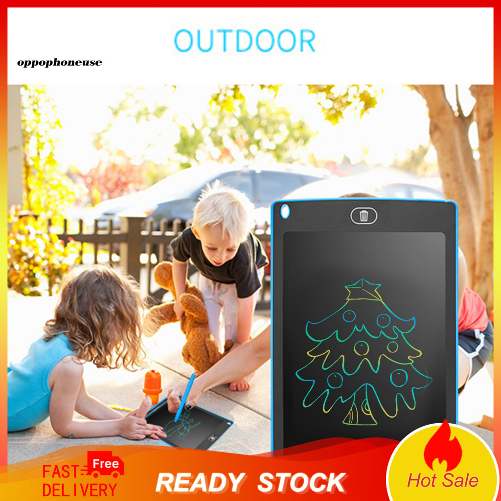 Oppo 85/10/12 นิ้ว กระดานวาดภาพ LCD พัฒนาการจินตนาการ ปลอดภัย ABS เด็ก เขียนด้วยมือ แท็บเล็ต ของเล่นสําหรับบ้าน