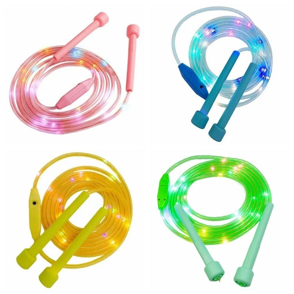เชือกกระโดด LED พลังงานแสงเรืองแสงสำหรับการออกกำลังกายที่สนุกสนาน พร้อมให้ทั้งผู้ใหญ่และเด็กใช้งาน - รูปที่ 7