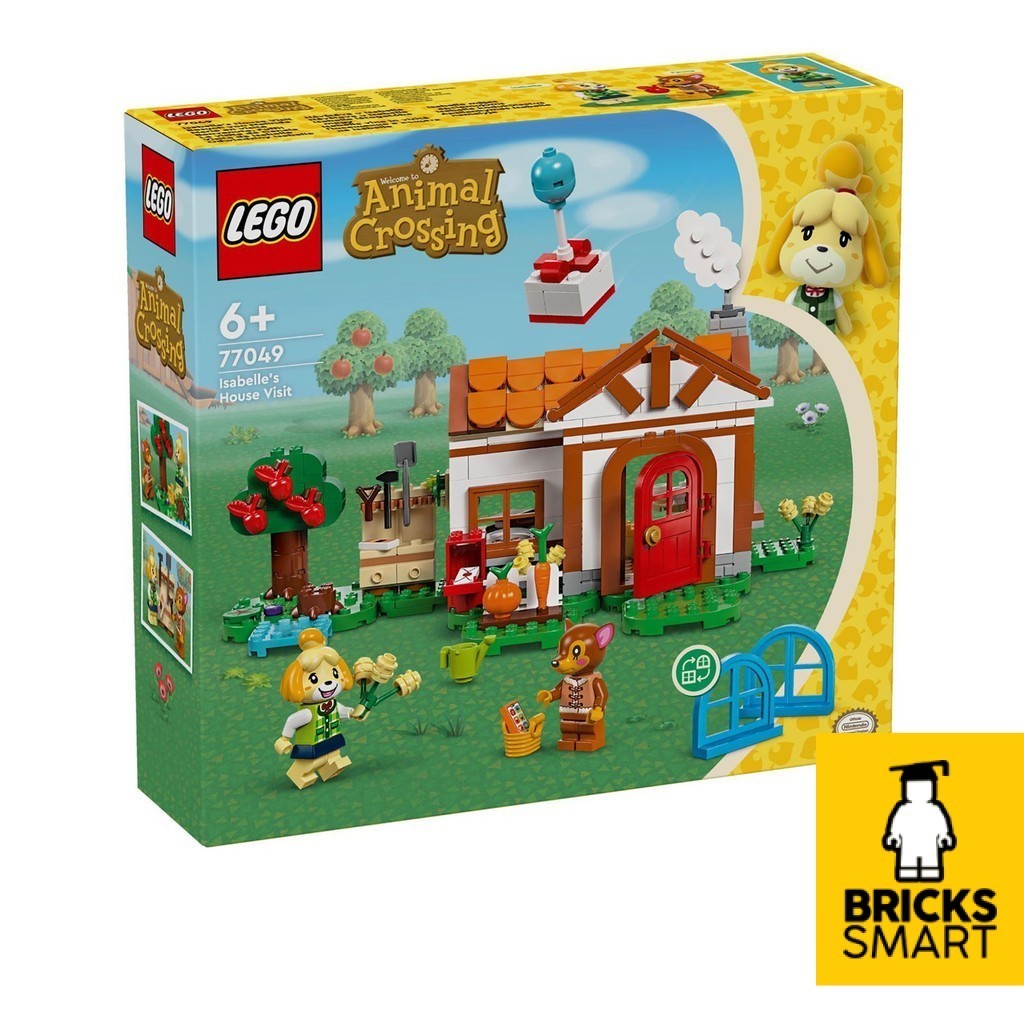 LEGO 77049 Animal Crossing Isabelles House Visit Building ชุดของเล่น (389 ชิ้น)