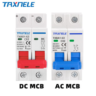 Taxnele 2P AC DC 1000V 16A 20A 25A 32A 40A 63A MCB PV พลังงา…
