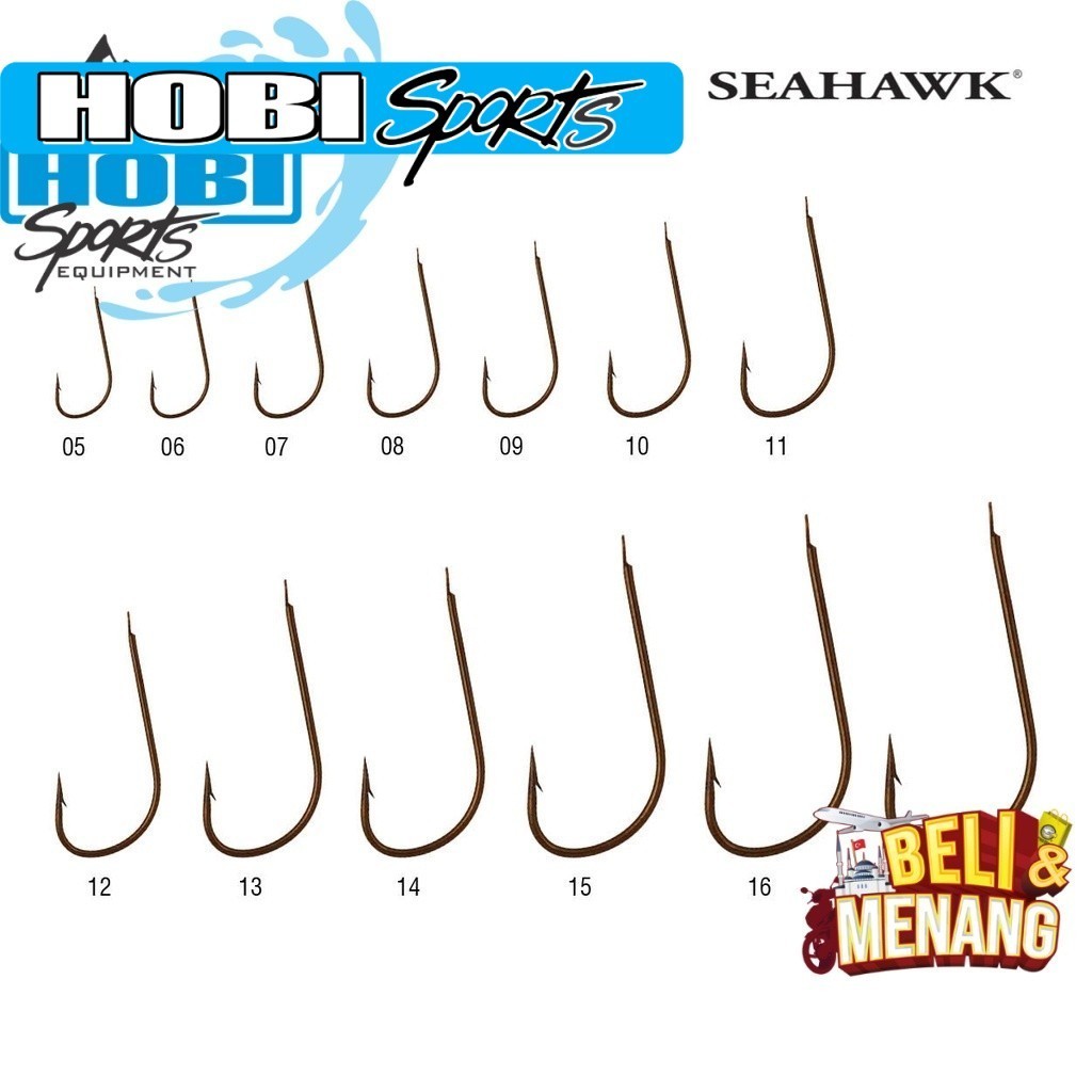 ตะขอ SEAHAWK ((TAJAM )) SHARP KOREA SS-DX400 Hooks ((SEAHWK HOOKS - SS DX400)