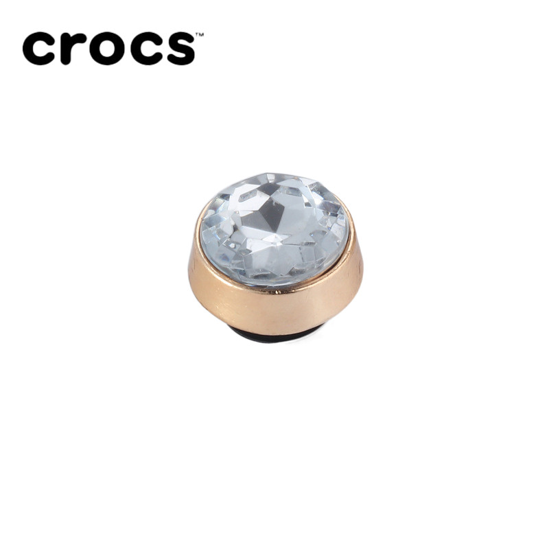 Jibbitz Crocs หัวเข็มขัดโลหะ รูปดอกไม้ หลากสี สําหรับตกแต่งรองเท้า