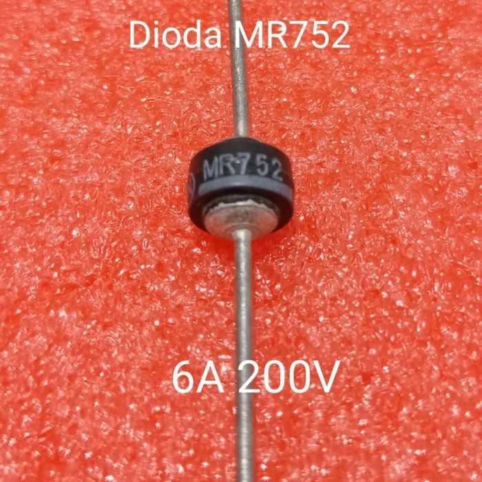 MR752 ไดโอด 6A 200v อะไหล่ส่วนประกอบไฟฟ้า
