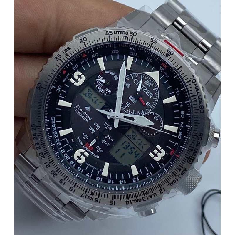 นาฬิกาข้อมือ  Citizen Super Eco-Drive Skyhawk JY8100-80E