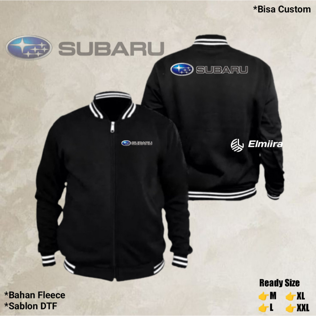 Subaru Varsity Jacket เสื้อแจ็คเก็ตตัวแทนแบบกําหนดเอง