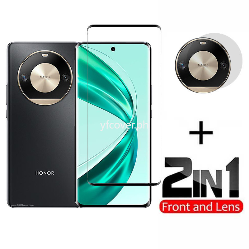 ฟิล์มกระจกนิรภัยกันรอยหน้าจอ แบบเต็มจอ 2 In 1 สําหรับ Honor X50 Pro 5G Honor X50 GT 5G Magic 6 5 Pro