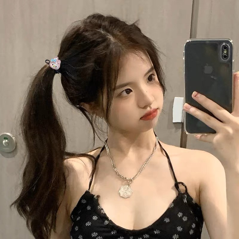 ยางรัดผม แบบใส ลายการ์ตูน Melody Yugui น่ารักที่คาดศีรษะ สําหรับสุนัข และนักเรียน - รูปที่ 2