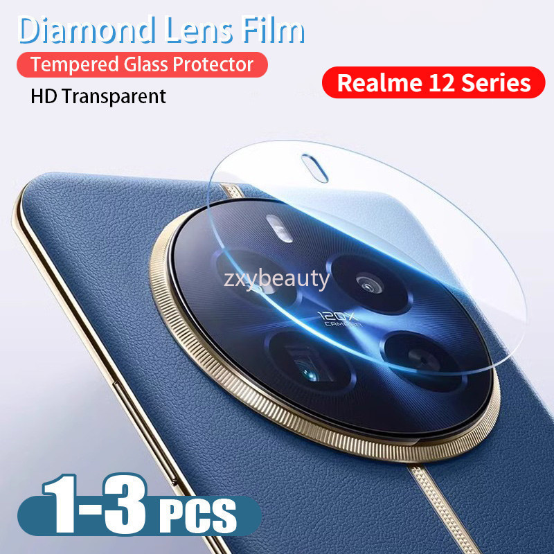 กระจกนิรภัยกันรอยหน้าจอ ป้องกันเลนส์กล้อง สําหรับ Realme 12 Pro Plus 5G 2024 Realme12Pro 12Pro+ 12ProPlus 12Plus 12+ 12X Realme12
