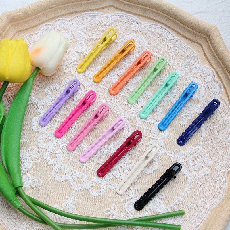 กิ๊บติดผมหน้าม้า หัวกลม ไม่ทิ้งรอย DIY อุปกรณ์เสริม สําหรับตกแต่งผม 10 ชิ้น