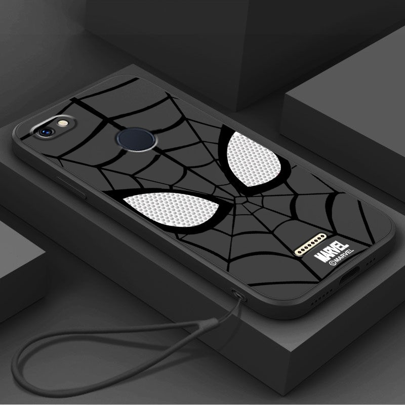 ปลอก OPPO F5 F5 เยาวชน F7 เคสโทรศัพท์แฟชั่นแบรนด์ Marvel Cool Spider-Man Eyes ความงามซิลิโคน TPU Soft Shell ดีไซน์ใหม่กันกระแทกกรณี