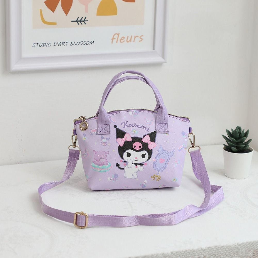 Bo กระเป๋าสะพายข้าง หนัง PU ลายการ์ตูน My Melody KT Cat Kuromi อินเทรนด์ สําหรับสตรี