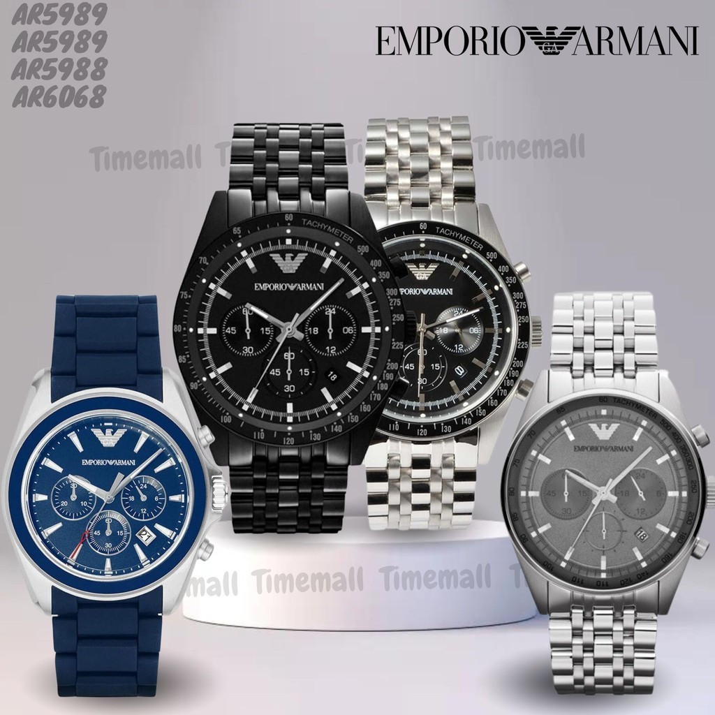 TIME MALL นาฬิกา Emporio Armani OWA333 นาฬิกาข้อมือผู้หญิง นาฬิกาผู้ชาย แบรนด์เนม Brand Armani Watch AR5988