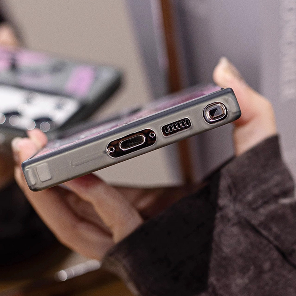 เคสโทรศัพท์มือถือ ผิวด้าน กันรอยขีดข่วน ลายกระต่ายน่ารัก สีชมพู สําหรับ SAMSUNG S24 Ultra S24 Plus S23 S22 Ultra S21 S23 FE