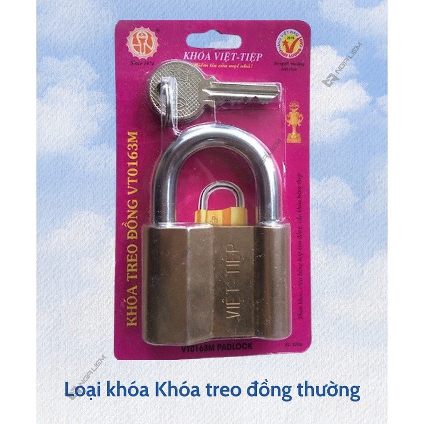 ล็อคแขวนสีบรอนซ์ Viet Tiep House Lock 3P, 4P, 5P, 6P - Viet Tiep (0138M, 0145M; 0152M; 0163M)