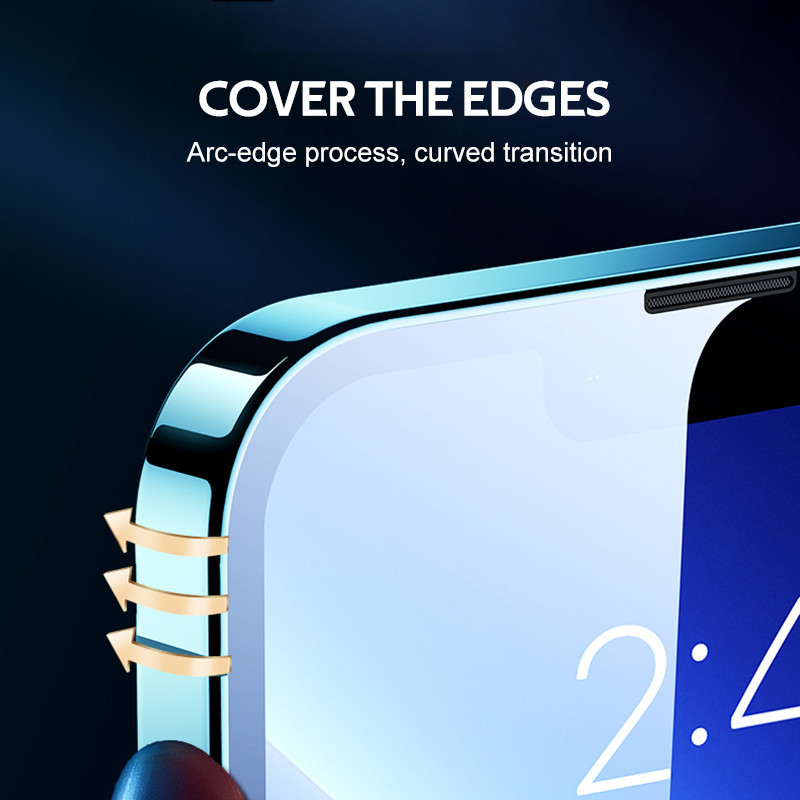 ฟิล์มกระจก สำหรับ iPhone 11 กันมองกันเสือก เต็มจอ HD สำหรับไอโฟน 15 15promax 14 13 12 11promax 7 8plus XR XS Max 13Mini - รูปที่ 6