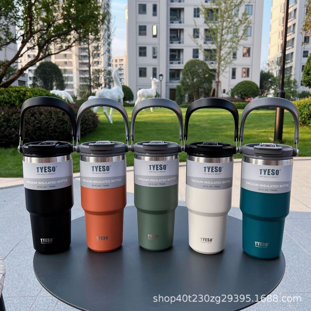 แก้วเก็บความเย็น Tyeso ของแท้ แก้วเก็บอุณหภูมิร้อน/เย็น TYESO แก้วเก็บอุณหภูมิร้อน-เย็น