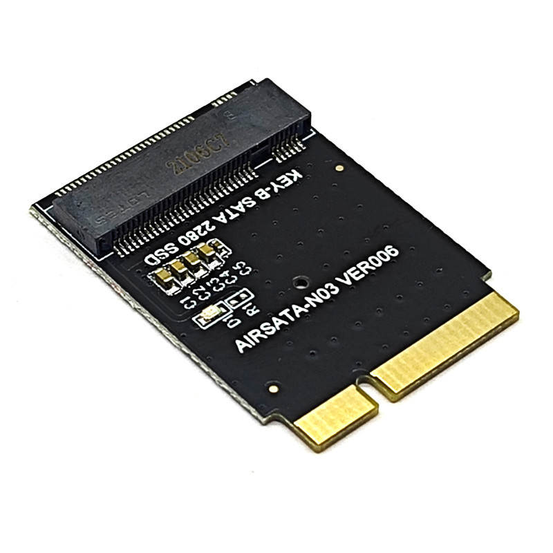 อะแดปเตอร์แปลงการ์ด M2 NGFF SSD เป็น 17+7Pin สําหรับ Apple MacBook Air 2012 A1466 A1465 MD223 MD224 MD231 MD232