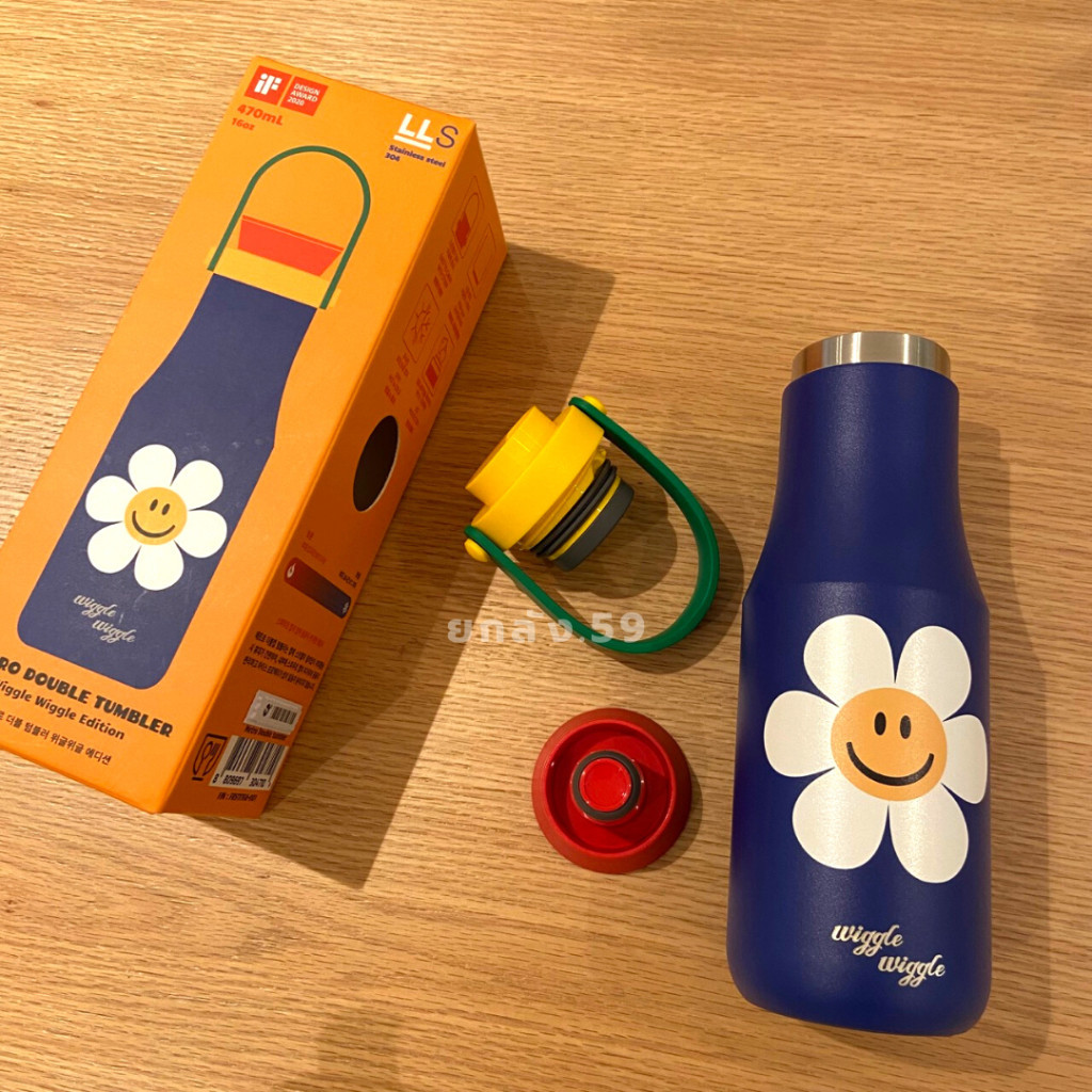 แก้วเก็บร้อน แก้วเก็บความเย็น Wiggle Wiggle Metro Tumbler - Smile We Love แก้วสแตนเลสที่ได้รับรางวัล