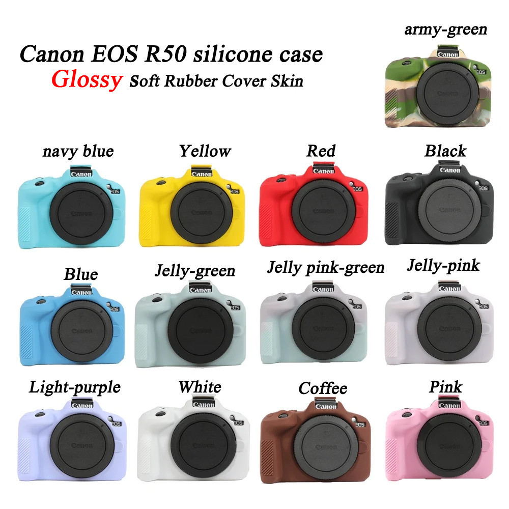 Canon R50 เคสซิลิโคนสําหรับกล้อง Skin Protector สําหรับ Canon EOS R50