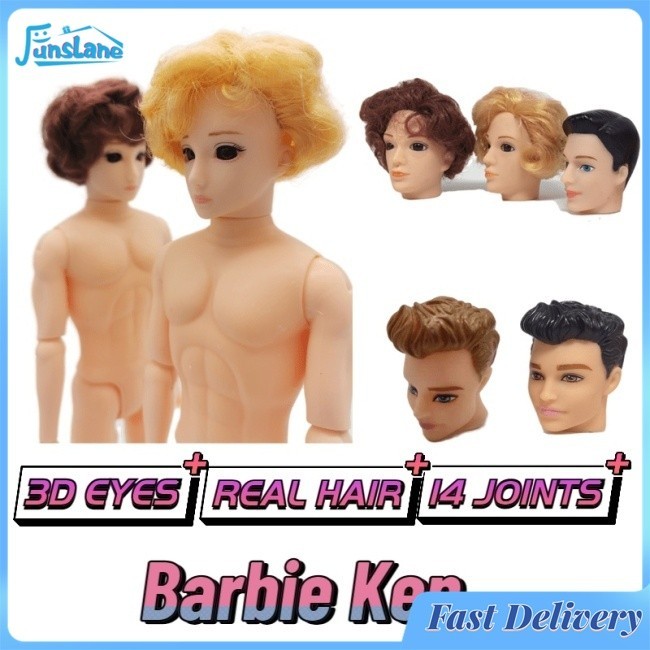 Funslane Princess BJD ตุ๊กตาบาร์บี้เคน 32 ซม. 11 ข้อต่อ ของเล่นเด็กผู้ชาย และเด็กผู้หญิง