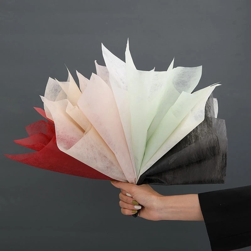 40 ชิ้น / เซต เกาหลี นม ผ้าฝ้าย กระดาษห่อดอกไม้ กระดาษซับ ช่อดอกไม้ วัสดุบรรจุภัณฑ์ - รูปที่ 7