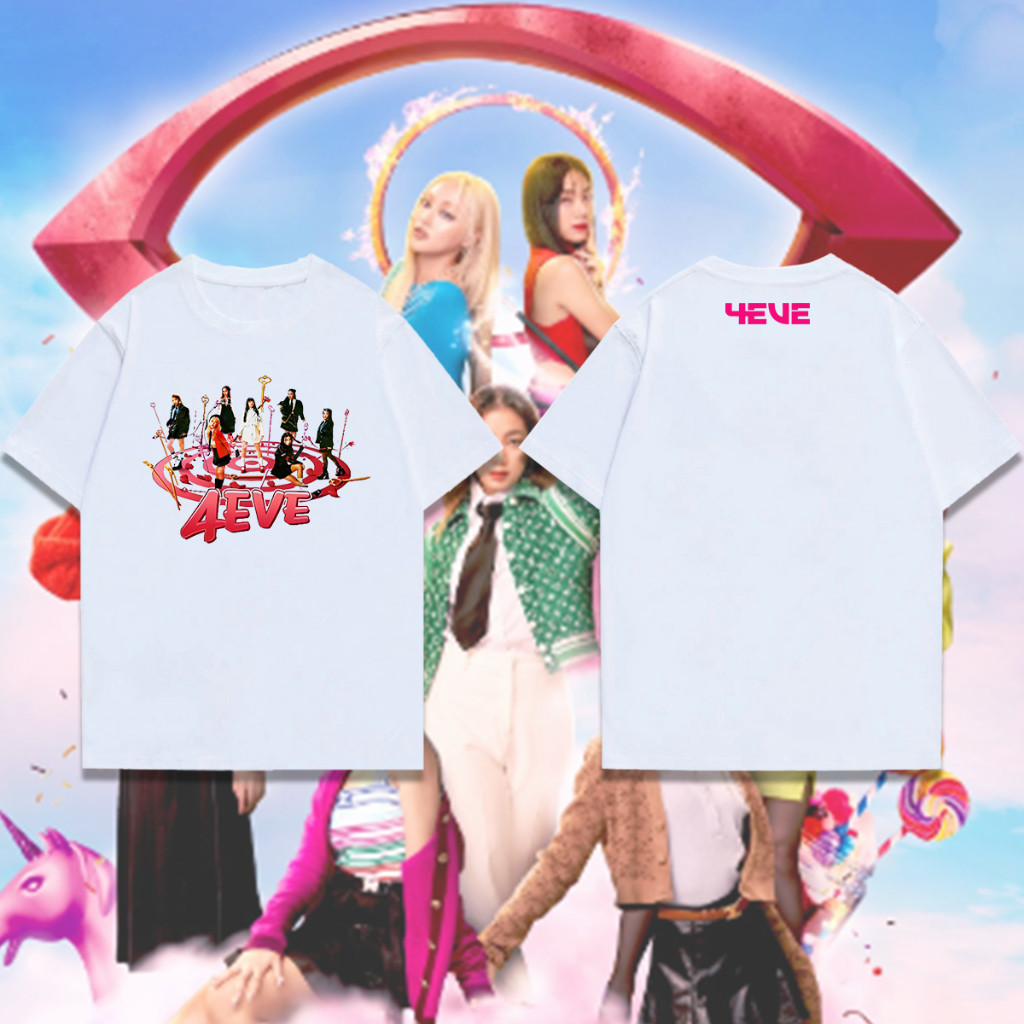 4EVE - เสื้อ 4EVE T-Shirt Collection Tee ไม่จำกัดเพศ ราคาถูก ฝ้าย 100% ขนาด S-5XL