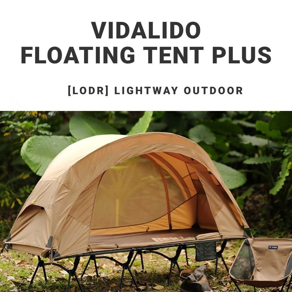 【LODR】Vidalido Floating Tent Plus เต็นท์ตาข่ายลอยน้ํา 50D 2000 มม. น้ําหนักเบา กันน้ํา กันลม สําหรับตั้งเต็นท์