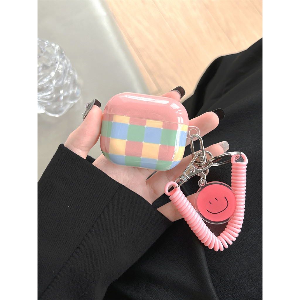 ตาข่ายสีสําหรับ Airpods4 Airpods1/2 3 Pro pro2 ชุดหูฟังไร้สายบลูทูธป้องกันกรณี AirPodsPro pro2 3 4 หูฟังป้องกันกรณี