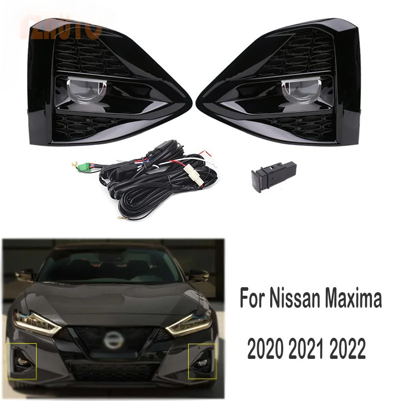 ชุดสายไฟตัดหมอก LED ติดกันชนหน้า สําหรับ Nissan Maxima 2020 2021 2022