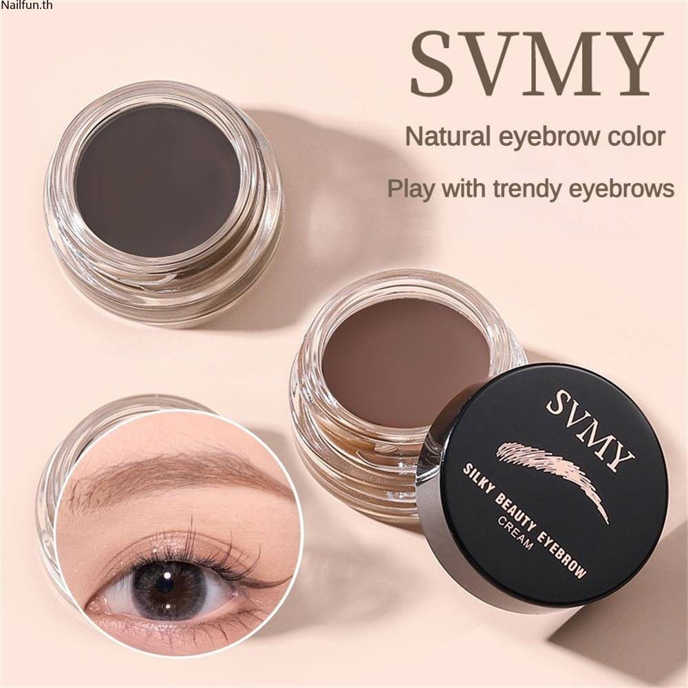 ✅COD 4 สี Svmy Eyebrow Gel Cream Quick-drying อายไลเนอร์กันน้ำ Non-smudge Eyebrow Cream Deep Brow แต่งหน้าจัดแต่งทรงผมคิ้ว