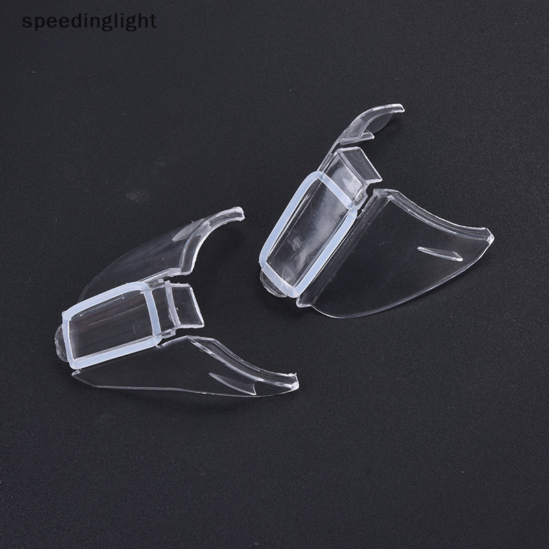 Speedinglight 2 ชิ้น ใส สากล ยืดหยุ่น ด้านข้าง แว่นตานิรภัย แว่นตา ป้องกันดวงตา Speedinglight