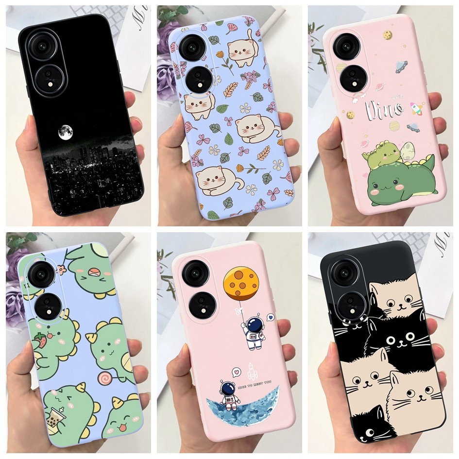 เคสซิลิโคนนิ่ม ลายการ์ตูนน่ารัก กันกระแทก สําหรับ OPPO Reno 8T 5G OPPO Reno8 T 5G CPH2505