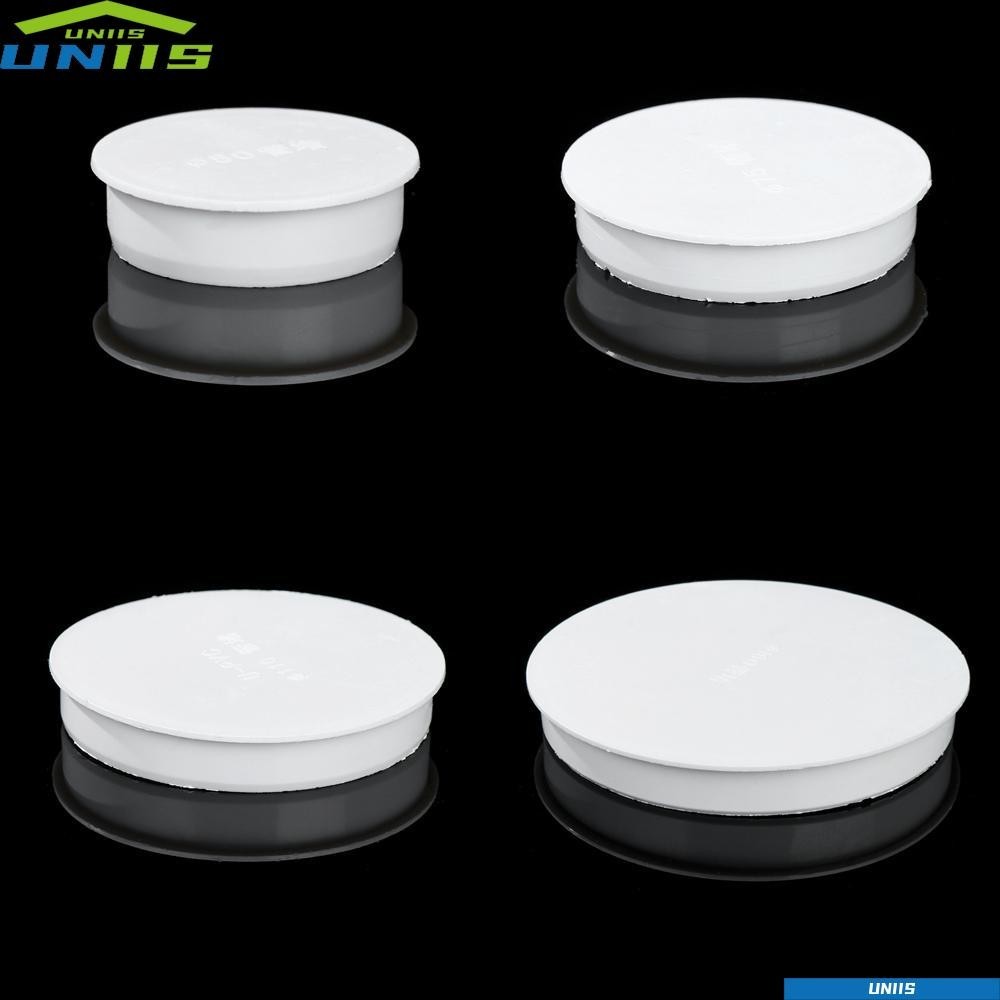 Uniis ฝาครอบท่อ PVC ทรงกลม สําหรับตกแต่งฮาร์ดแวร์ 3 5 10 ชิ้น