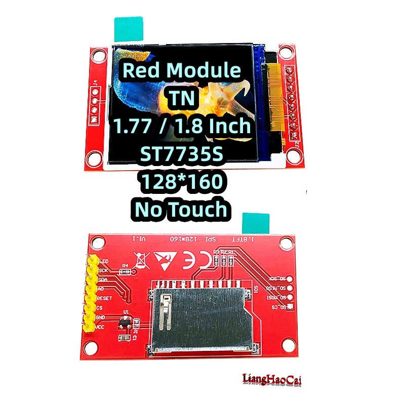 Red Module 1.8 Inch Hot Sale SPI No Touch ST7735S Electronic 128*160